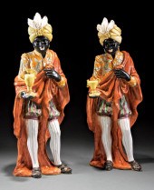 DECORATIVE GLAZED CERAMIC BLAC