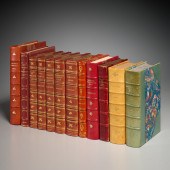 DECORATIVE LEATHER BINDINGS, (