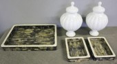 Decorative Lot Including 2 Bon