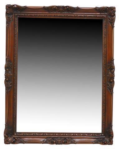 DECORATIVE MAHOGANY BEVELED WALL