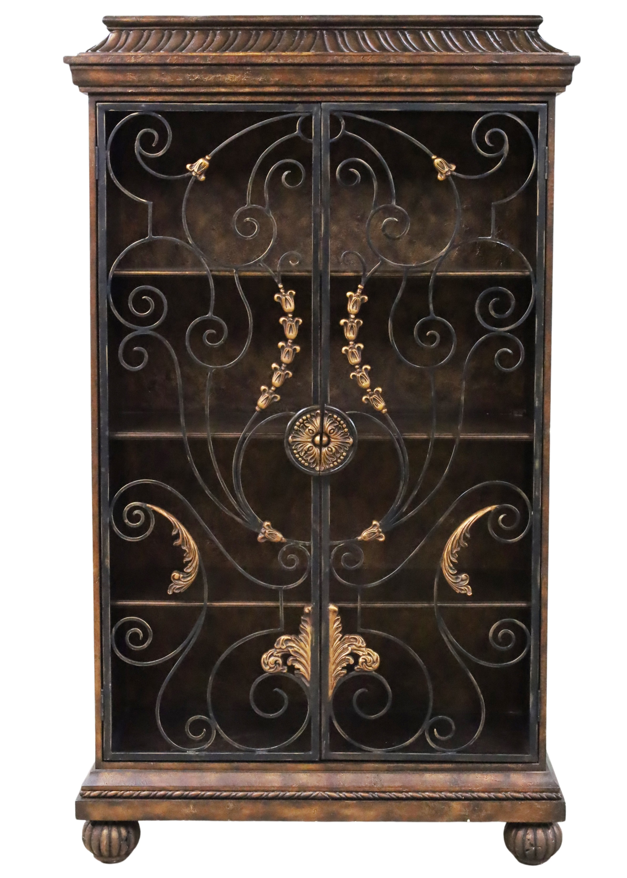 DECORATIVE METAL DOOR OPEN FRONT