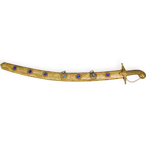 DECORATIVE METAL SHAMSHIR