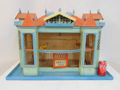 DECORATIVE METAL & WOOD BIRD C