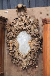 DECORATIVE MIRROR.  European