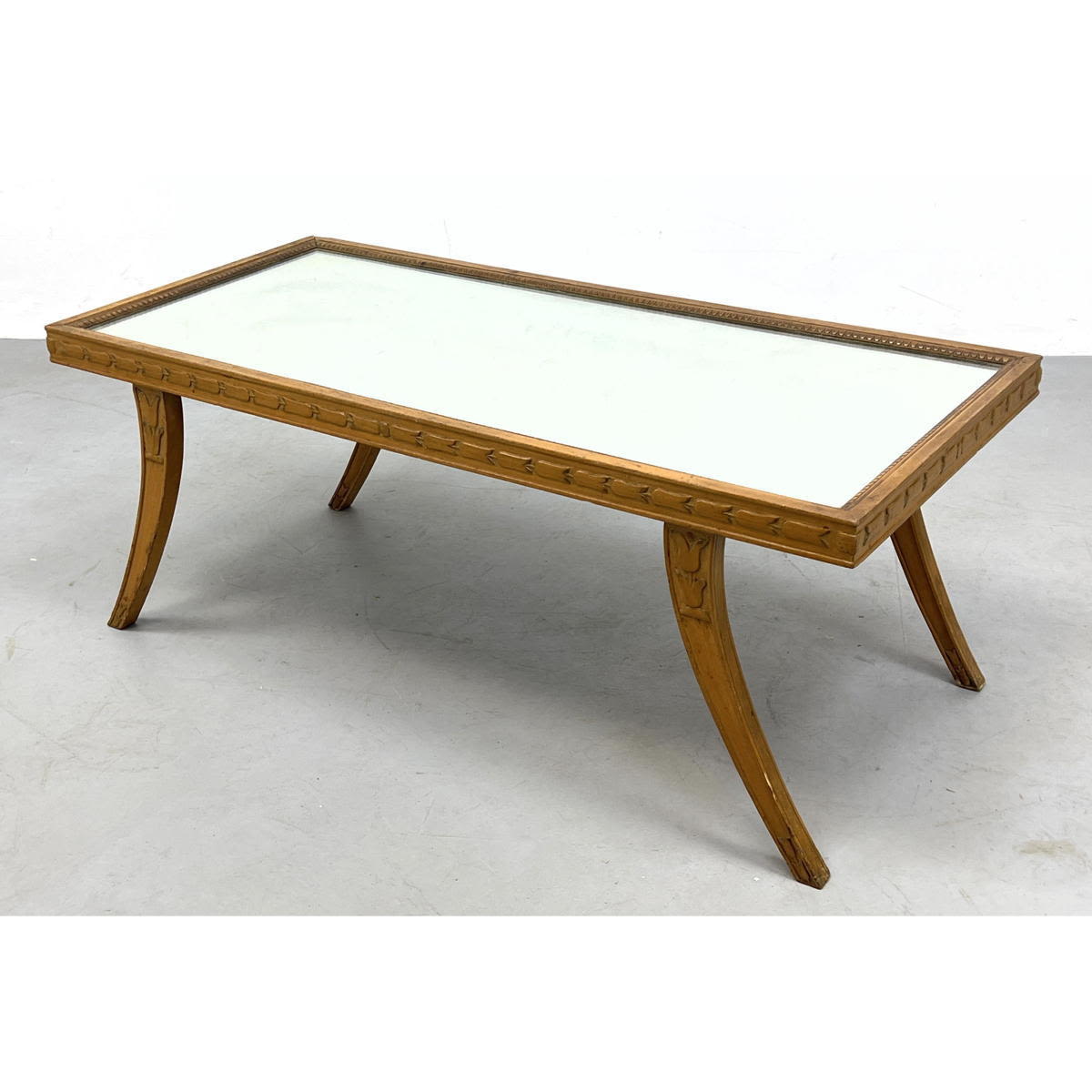 Decorative Mirror Top Coffee
