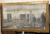 DECORATIVE MIRROR WITH GILT FR