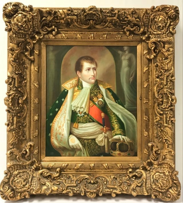 DECORATIVE OIL ON CANVAS PORTRAIT
