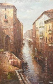 DECORATIVE OIL PAINTING VENETI