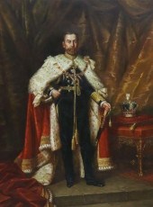 DECORATIVE PAINTING KING GEORG