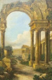 DECORATIVE PAINTING OF ROMAN R