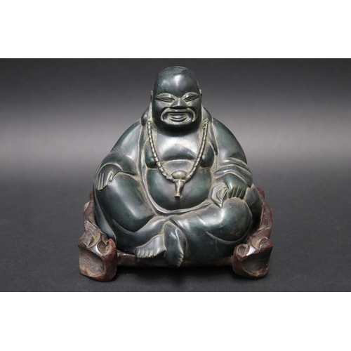 Decorative patinated brass happy