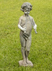 DECORATIVE PATINATED METAL GAR