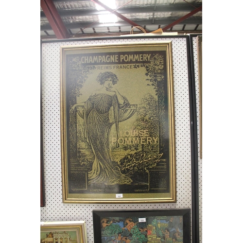 Decorative Pommery Champagne poster