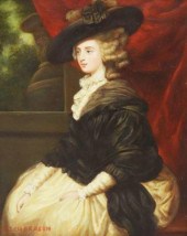 DECORATIVE PORTRAIT PAINTING A