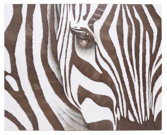 DECORATIVE R. ATKINS ZEBRA