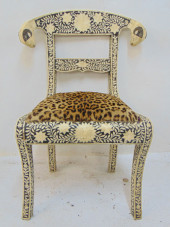DECORATIVE SIDE CHAIR WITH INL