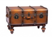DECORATIVE STEAMER TRUNK ON BA