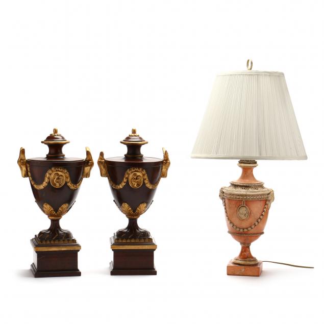 DECORATIVE TABLE LAMP AND A