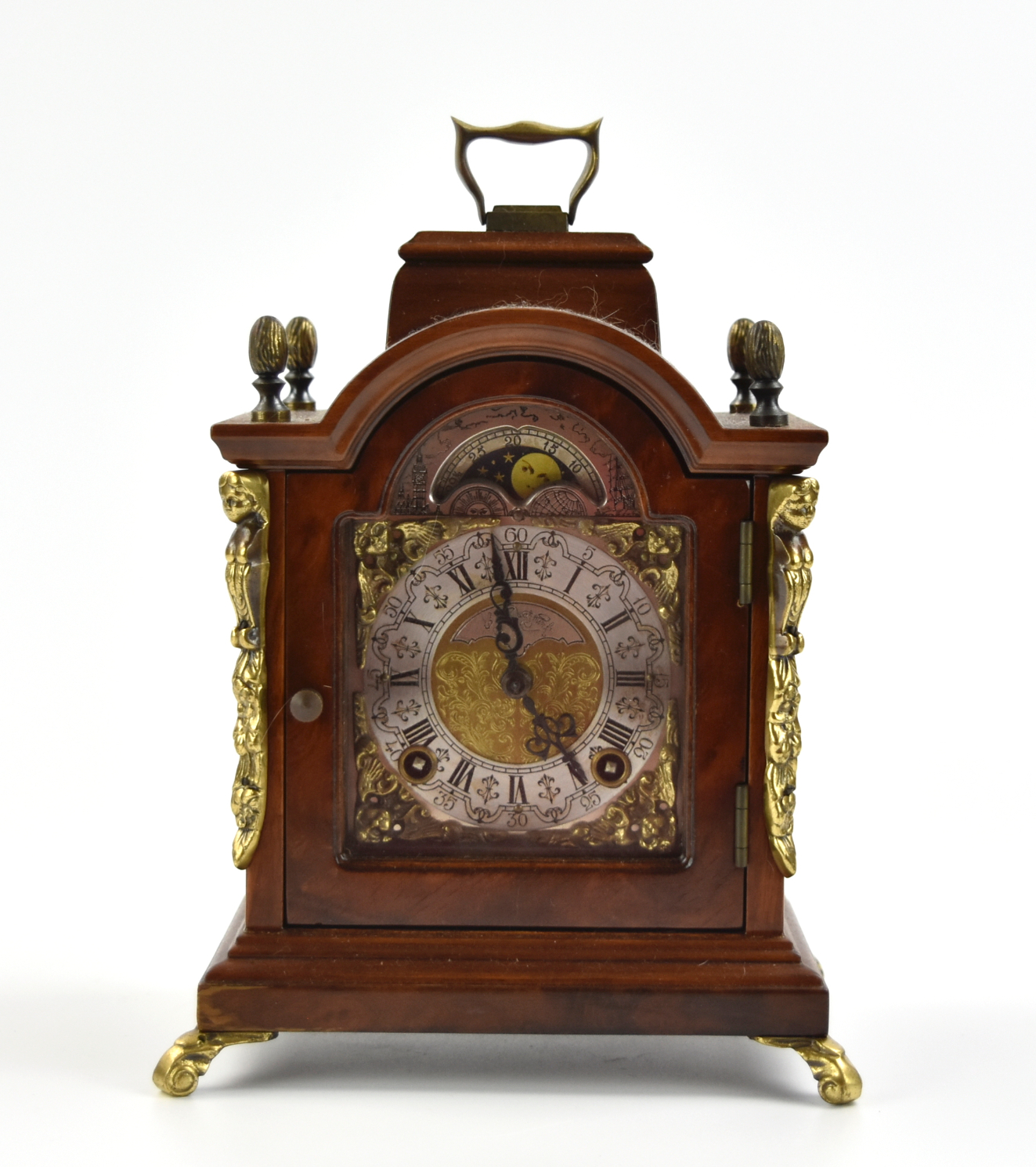 DECORATIVE WOOD MANTEL CLOCK