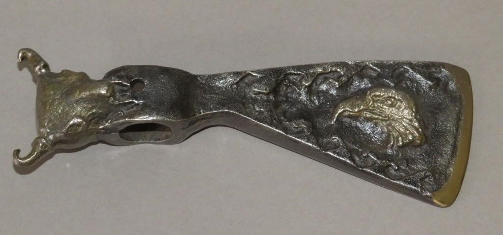 DECORATIVE WROUGHT IRON TOMAHAWKca.