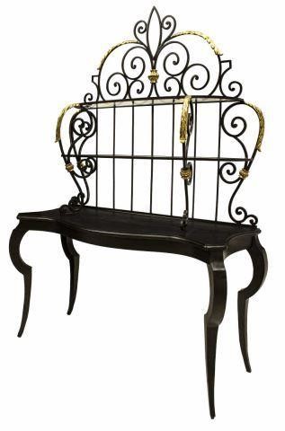 DECORATIVE WROUGHT IRON & WOOD