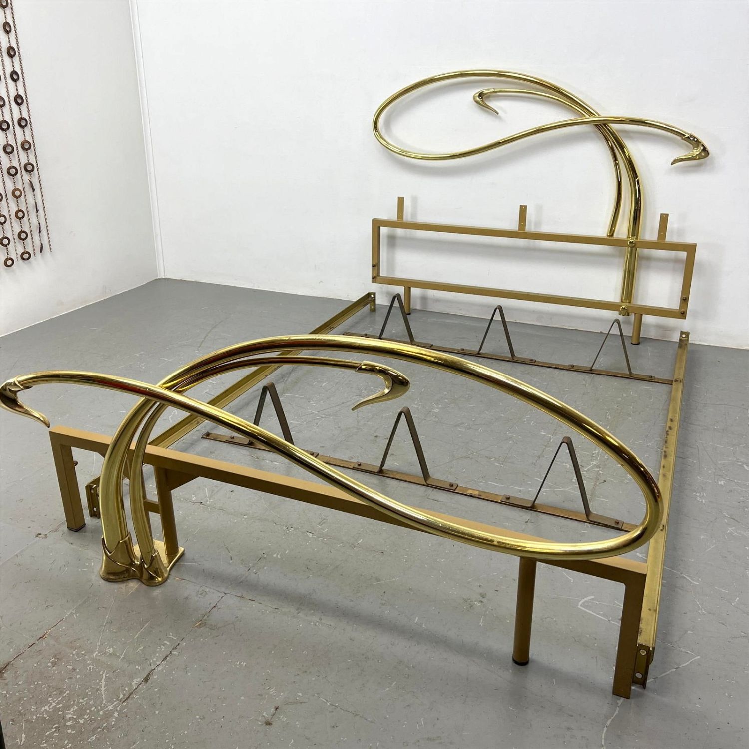 Decorator Fancy Brass Bed .