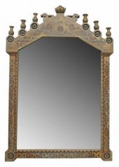 DECORATOR WALL MIRROR, 53" X 3