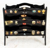 DECOUPAGE EBONIZED CANTERBURY
