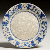 DEDHAM POTTERY HORSE CHESTNUT