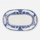 Dedham Pottery. Rare dish with