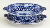 DEEP BLUE STAFFORDSHIRE RETICU
