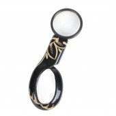 DEEPLY CARVED BLACK TO CREAM C