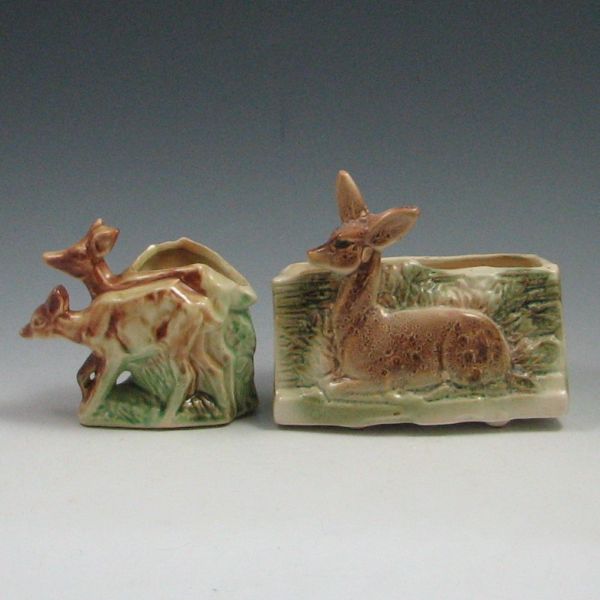 Deer Planters left is McCoy