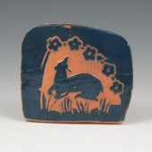Deer tile by Margaret Cable (o