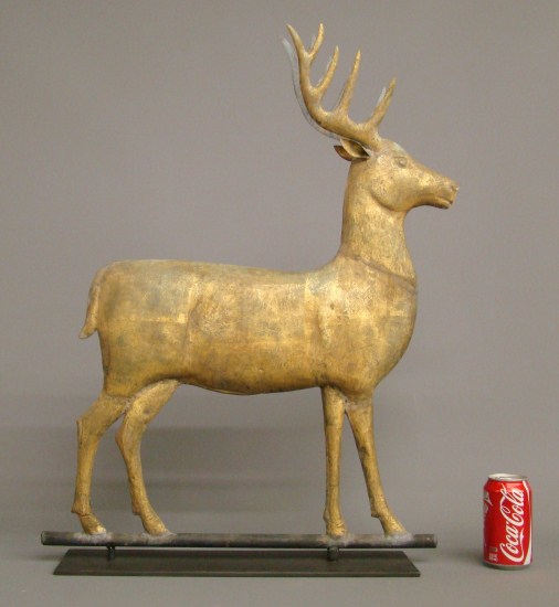 Deer weathervane. 21'' W 29'' Ht.