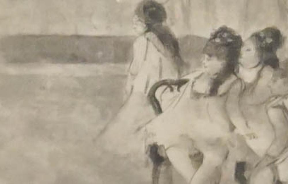 DEGAS MONOTYPE, FRAME: 22 X 26