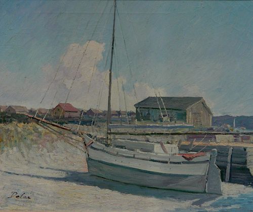 DELAS OILDelas- Drydocked- oil on
