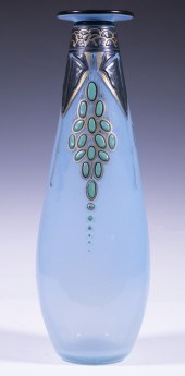 DELATTE NANCY ART GLASS VASE L