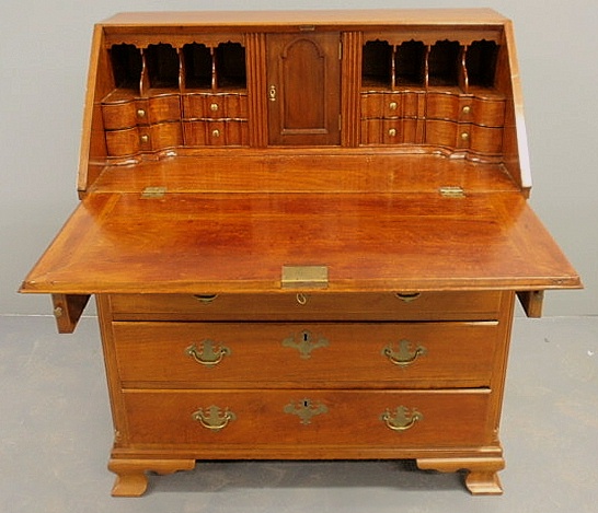 Delaware Chippendale cherry slant