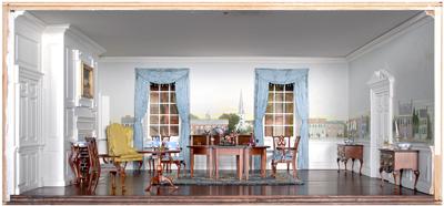 Delaware miniature room box: dining