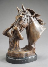 DELAWARE PARK BRONZE SCULPTURE