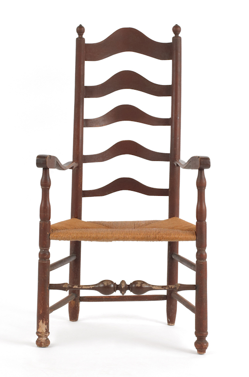 Delaware Valley maple ladderback