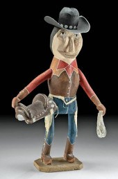 DELBERT BUCK FOLK ART SCULPTUR