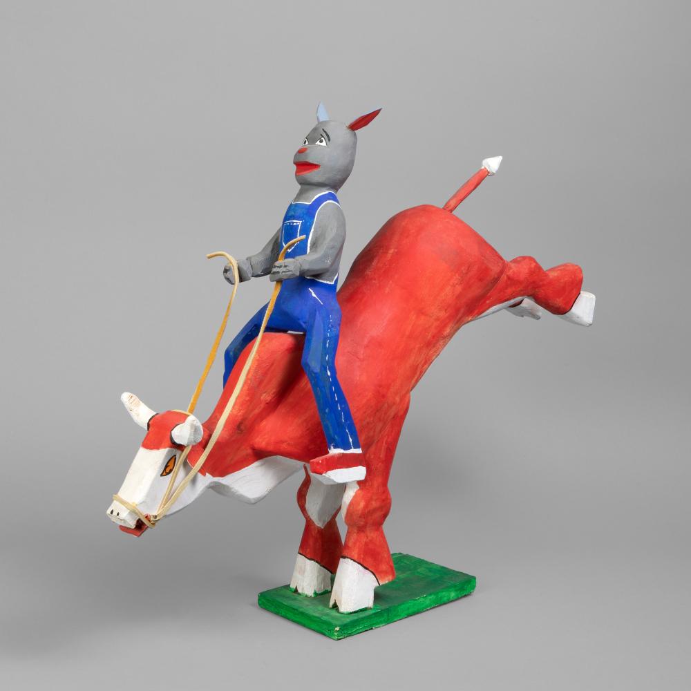 DELBERT BUCK, RABBIT BULL RIDER,