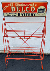 DELCO BATTERY STORE DISPLAY RA