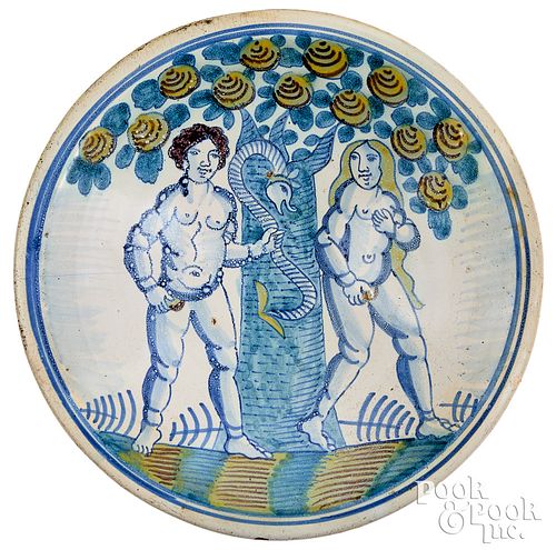 DELFT ADAM AND EVE CHARGER, CA.