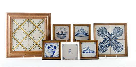 Delft and Faience blue-and-white