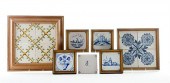 Delft and Faience blue-and-whi