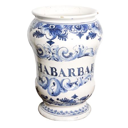 Delft Apothecary Jar 	 