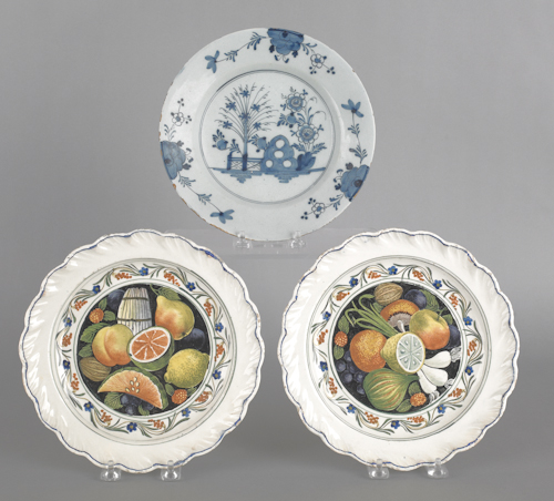 Delft blue and white plate 18th